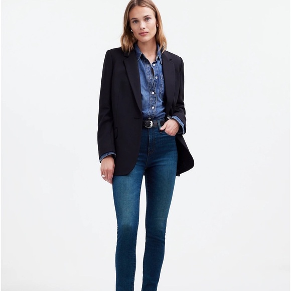 Madewell Denim - Madewell 10” High Rise Women's Blue Skinny Jeans